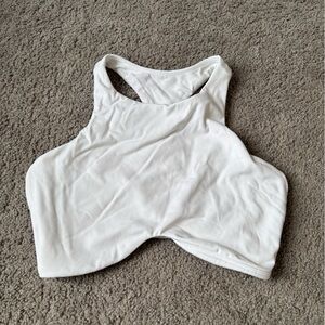 BuffBunny White Sports Bra